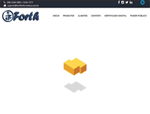 Tablet Screenshot of forthinformatica.com.br